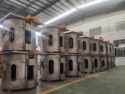 Aluminium Shell Iron Melting Furnace Metallurgy Machine 6 Pulse 0.5T