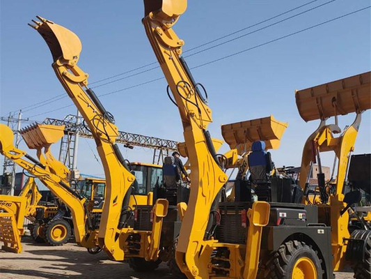 Deluxe Configuration Backhoe Loader Of Heavy Duty Construction Machine