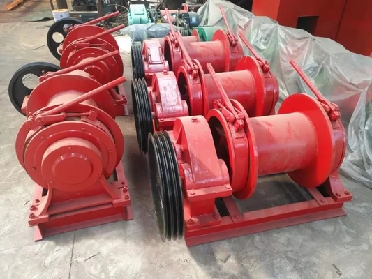 Diesel Engine Winch 1.5 Ton Conveying Hoisting Machine For Construction