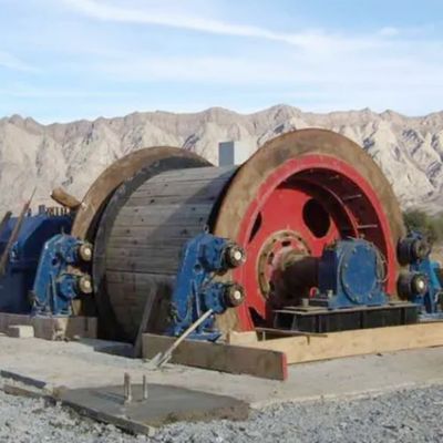 Easy To Maintain Horizontal Hoist Single Rope Winding Mine Hoist