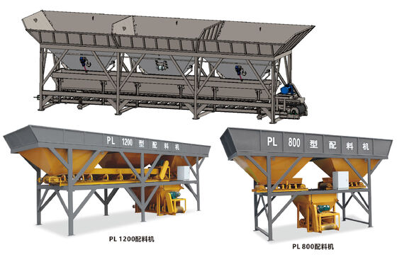 High-Precision PLD Concrete Batching Machine Multi-Hopper Batching Equipment For Building And Infrastructure Project