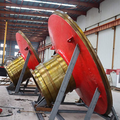 Подгонянная торцевая крышка шаровой мельницы отливок и поковок торцевой крышки отливки стальная