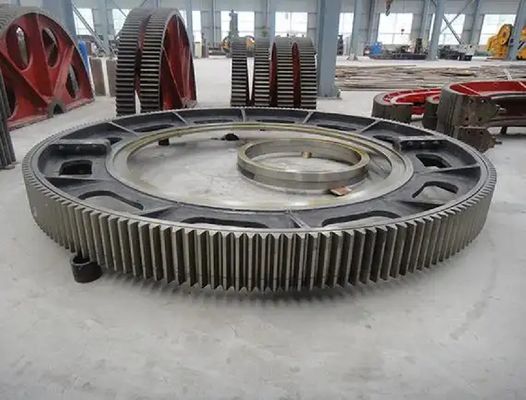Отпорная на износ низкошумная вращающаяся печь Большая редукторная колеса Большой промышленный аксессуар
