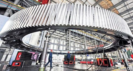10 шестерни распорки мельницы шарика модуля 100mm шестерня распорки одевая и роторной печи для завода цемента