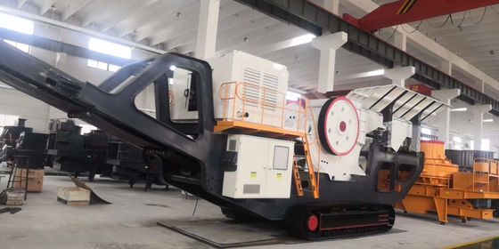 Каменный песок делая PE750×1060 мобильную машину дробилки челюсти для минирования