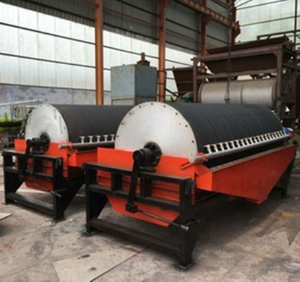 Материалы под разделителем магнитного барабанчика 10-280t/H 3mm и магнитной фабрикой seperator